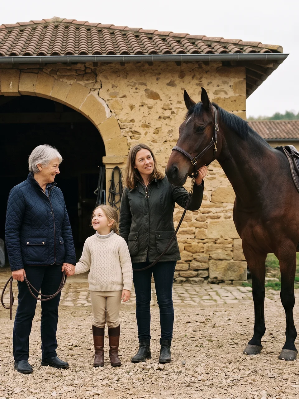 L'équipe, Écurie du Poirier, centre équestre à Lentilly