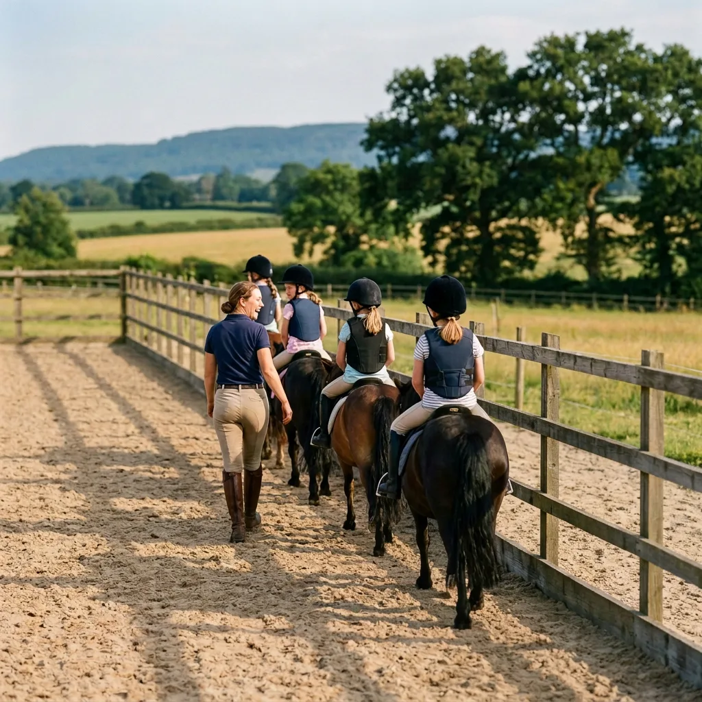 Cours de poney à Lentilly, Rhône